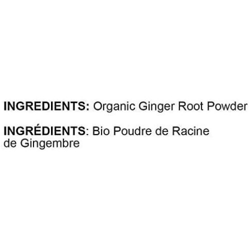 Organic Ginger Root Powder, 8 Ounces - Non-Gmo, Kosher, Bulk, Ra