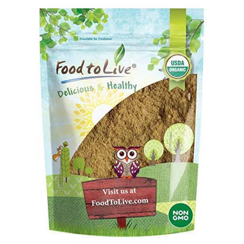 Organic Ginger Root Powder, 8 Ounces - Non-Gmo, Kosher, Bulk, Ra