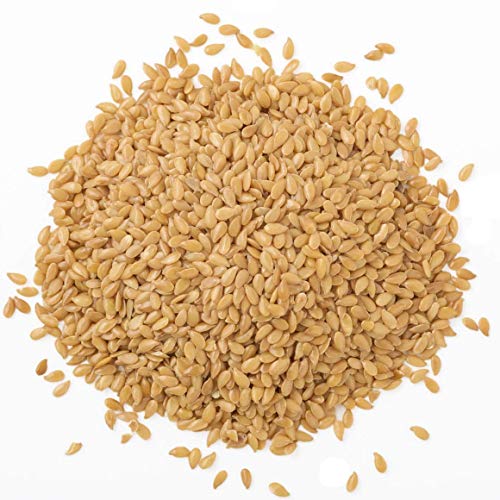 Organic Golden Flaxseed Whole, Raw, Non-Gmo, Kosher, Bulk By F