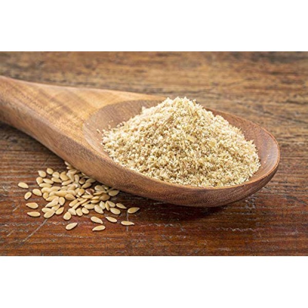 Organic Golden Flaxseed Whole, Raw, Non-GMO, Kosher, Bulk by F...
