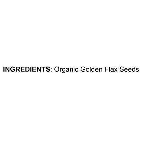 Organic Golden Flaxseed Whole, Raw, Non-Gmo, Kosher, Bulk By F