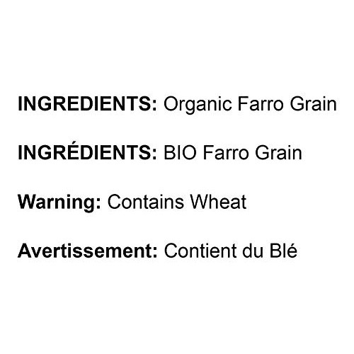 Organic Italian Pearled Farro, 5 Pounds - Non-Gmo, Kosher, Vegan