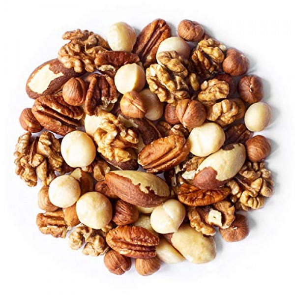 Organic Keto Raw Nuts Mix, 1 Pound — Keto Snack Contains Non-GMO...