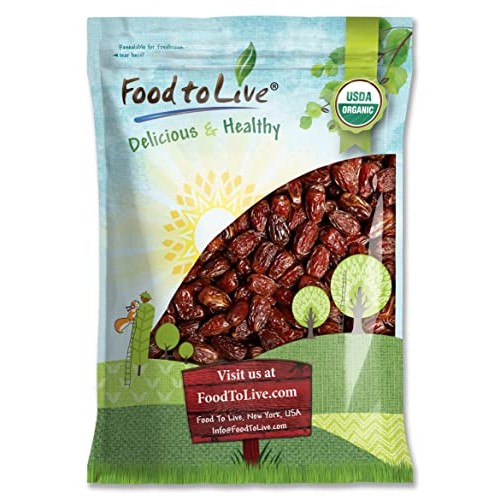 Organic Medjool Dates, 10 Pounds – Non-GMO, Whole Dried Dated wi...