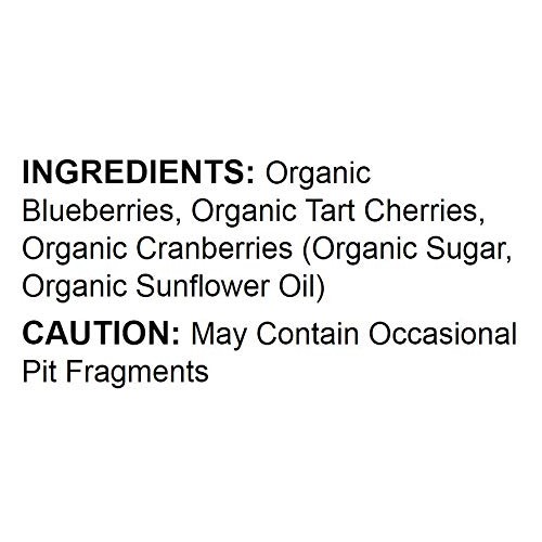 Organic Mixed Berries, 8 Ounces — Non-Gmo Dried Blueberries, Cra