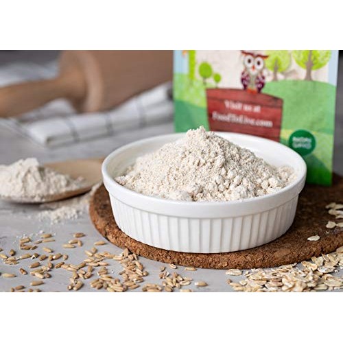 Organic Oat Flour, 8 Pounds - Non-Gmo, Fine, Stone Ground From W