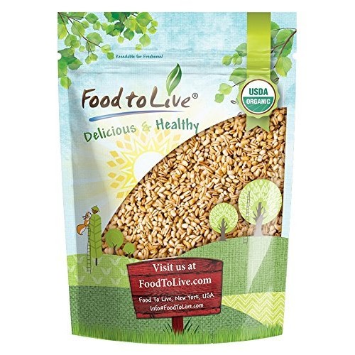 Organic Pearl Barley, 3 Pounds - Non-Gmo, Kosher, Raw, Vegan