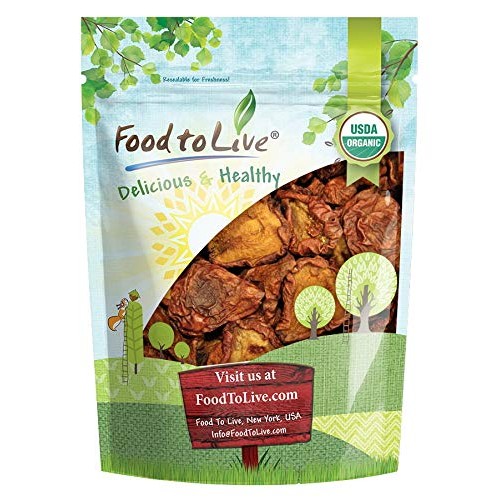 Organic Pears, 1 Pound — California Sun-Dried Pear Halves, Non-G