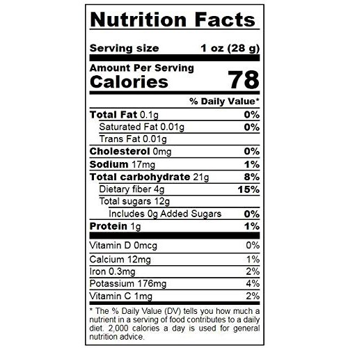 Organic Pears, 5 Pounds — California Sun-Dried Pear Halves, Non-