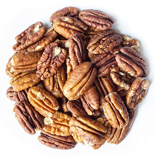 Organic Pecan Halves, 1.5 Pounds – Non-GMO, Kosher, Raw Pecan Nu...