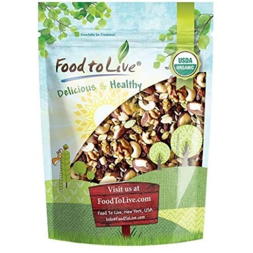 Organic Power Snack Mix, 2 Pounds — Raw And Non-Gmo Trail Mix Co