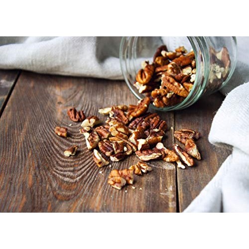 Organic Raw Pecan Pieces, 6 Pounds - Fresh Nuts, Non-Gmo, Kosher