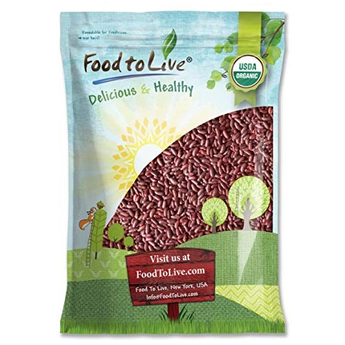 Organic Red Kidney Beans, 10 Pounds - Non-Gmo, Dry, Raw, Sprouta