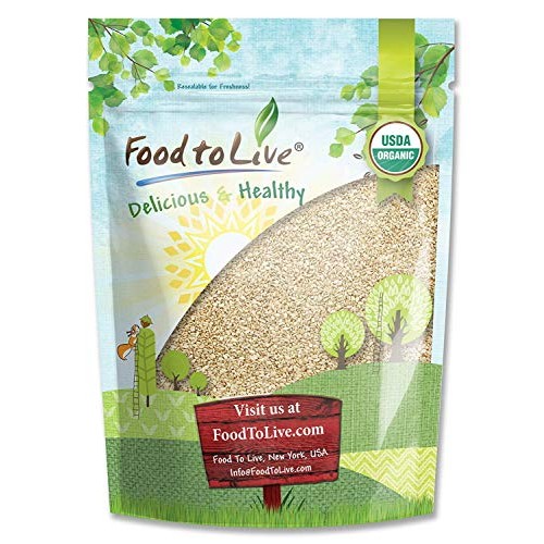 Organic Sesame Seeds, 2 Pounds – Hulled, Non-Gmo, Kosher, Raw, V