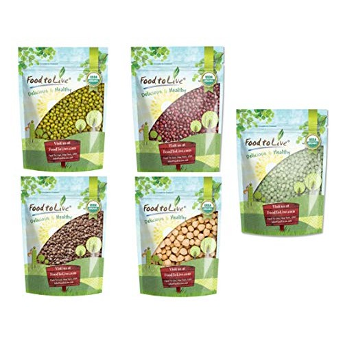 Organic Sprouting Beans, Peas, And Lentils In A Gift Box - Mung