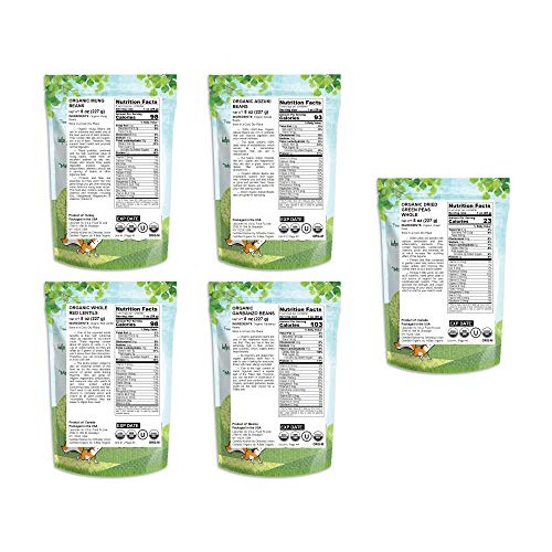 Organic Sprouting Beans, Peas, And Lentils In A Gift Box - Mung