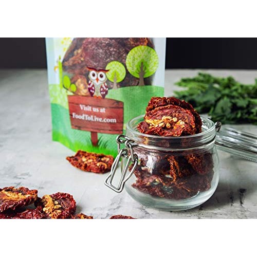 Organic Sun-Dried Tomatoes With Sea Salt, 1 Pound - Salted, Non-