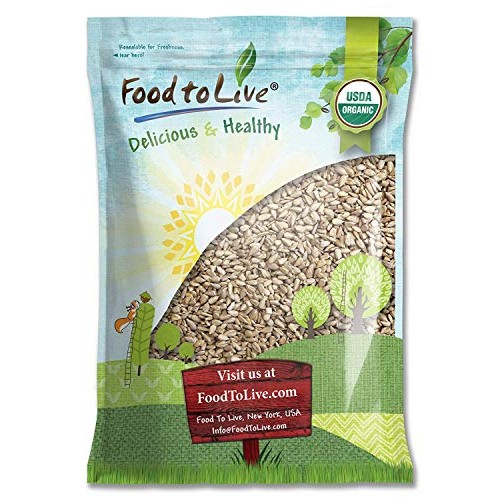 Organic Sunflower Seeds, 12 Pounds - Kernels, Non-Gmo, Kosher, R