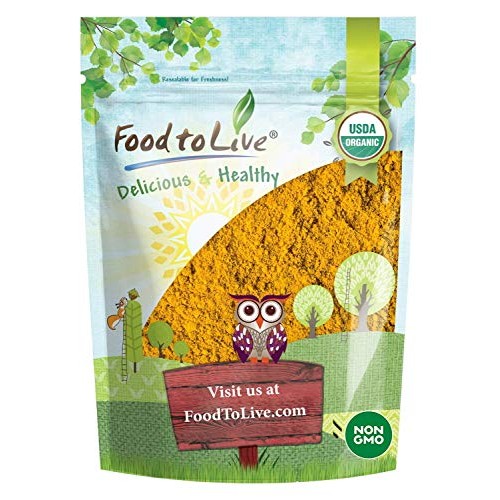 Organic Turmeric Powder, 8 Ounces – Non-GMO, Finely Ground Turme...