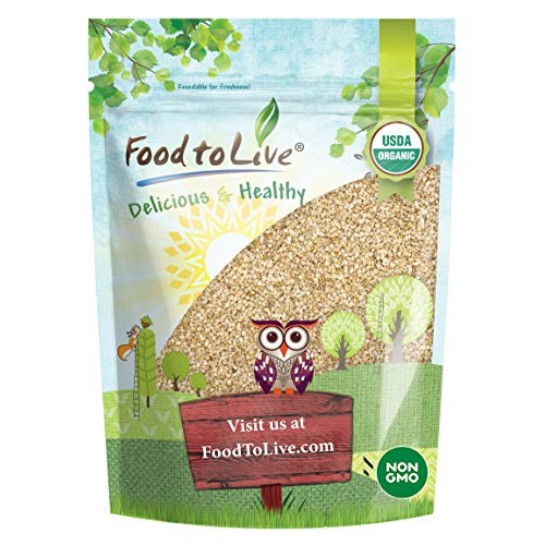 Organic Unhulled Sesame Seeds, 12 Ounces — Natural, Whole, White