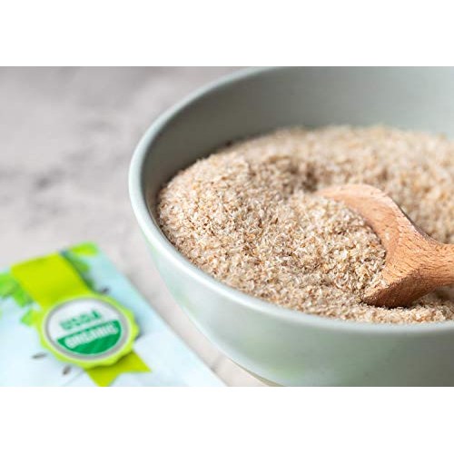 Organic Whole Psyllium Husks, 1 Pound - Non-Gmo Flakes, Vegan, K Organic Whole Psyllium Husks, 1 Pound - Non-Gmo Flakes, Vegan, K