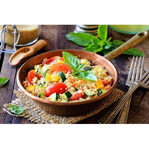 Organic Whole Wheat Couscous, 3 Pounds - Non-Gmo, Kosher, Raw, V