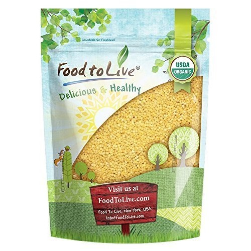 Organic Whole Wheat Couscous, 3 Pounds - Non-Gmo, Kosher, Raw, V