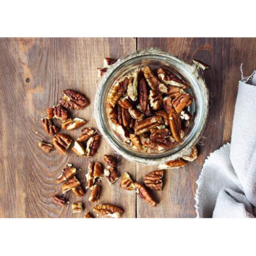 Pecans Pieces, 8 Ounces — Raw, Chopped, Unsalted, Unroasted, Kos