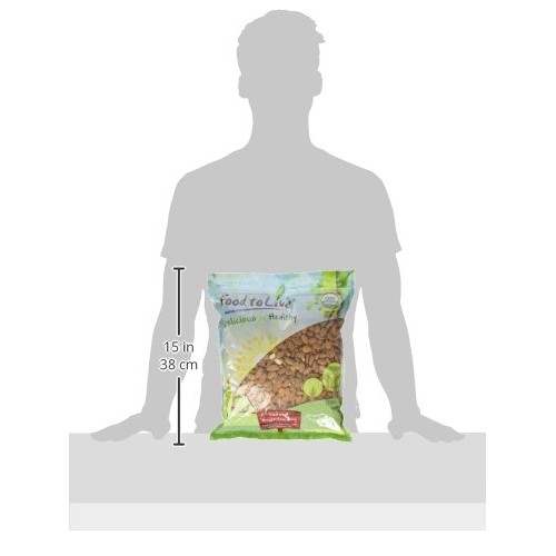 Raw Organic Almonds, 5 Pounds – Non-Gmo, Whole, No Shell, Unpast