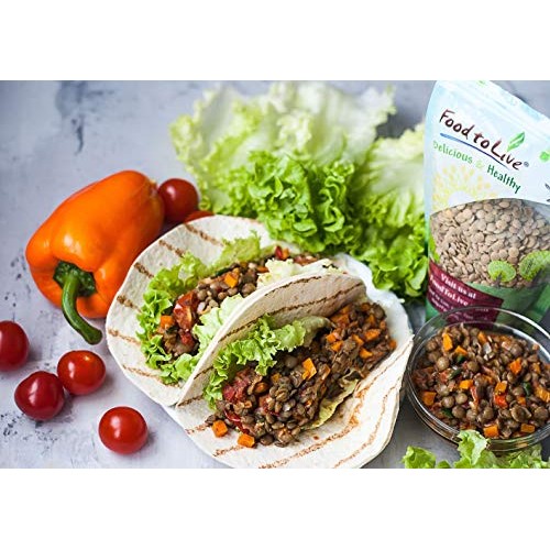 Red Lentils Whole, 10 Pounds - Kosher, Bulk