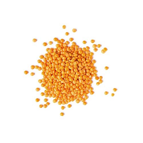Red Split Lentils, 3 Pounds - Dry Beans, Kosher, Raw, Bulk