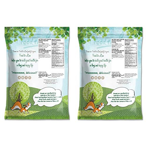 Unbleached White Fine Pastry Flour, 16 Pounds - Stone Ground Fro