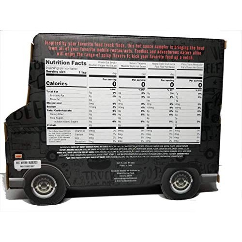 Globetrotter Food Truck Hot Sauce 4 Pack Sampler Gift Set Mexican