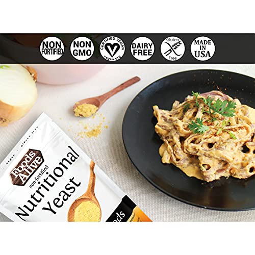 Foods Alive Nutritional Yeast Flakes, Non-Fortified, Non-Gmo, Ve