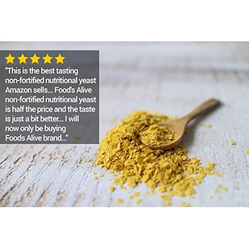 Foods Alive Nutritional Yeast Flakes, Non-Fortified, Non-Gmo, Ve