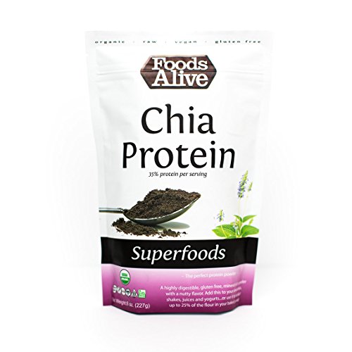 Foods Alive Chia Protein Powder | Organic Chia Seed Powder, A He