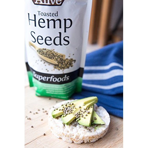 Foods Alive Organic Toasted Hemp Seeds With Sea Salt, 12 Ounce B