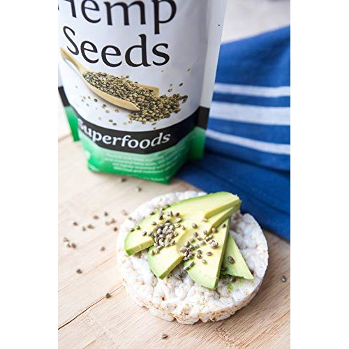 Foods Alive Organic Toasted Hemp Seeds With Sea Salt, 12 Ounce B