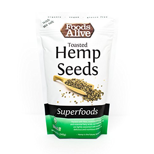 Foods Alive Toasted Hemp Seeds With Salt / Organic Hemp Seeds, P