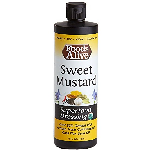 Superfood Dressing, Sweet Mustard, Organic, 16Oz