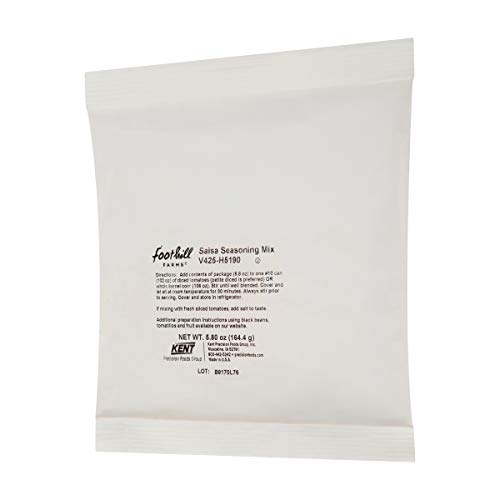 Foothill Farms Salsa Seasoning Mix, 5 Oz Pouch Pack Of 12