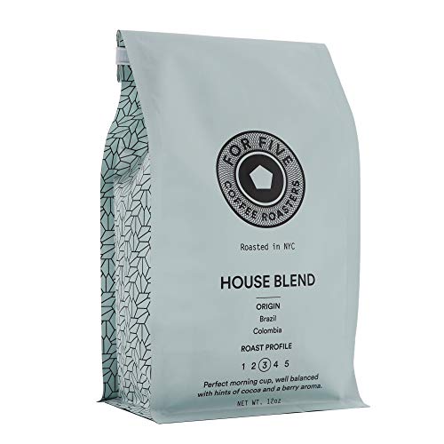 For Five Coffee Roasters Nyc House Blend Medium Roast Origin: B