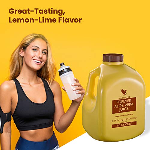 Forever Living Aloe Vera Juice 33.8 Oz., Lemon-Lime Flavored Forever Living Aloe Vera Juice 33.8 Oz., Lemon-Lime Flavored