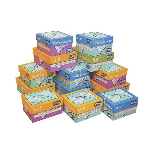 Carta A Modulo Continuo Form 24X11” 60G/Mq Piste Staccabili Bian
