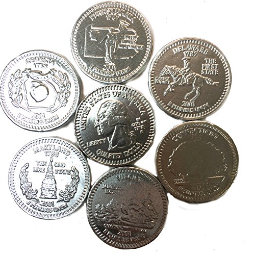 Silver Colored Bulk Dutch Milk Chocolate Coins, 5 Pounds, 420 Co