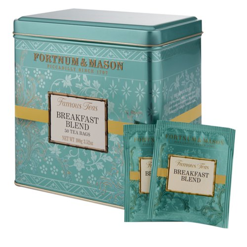 Fortnum &Amp; Mason British Tea, Breakfast Blend 50 Tea Bags 1 Tin