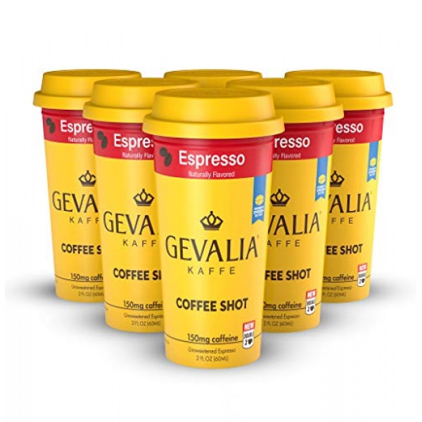 FORTO Gevalia Kaffe Coffee Shot - Espresso, Ready-to-Drink on t...