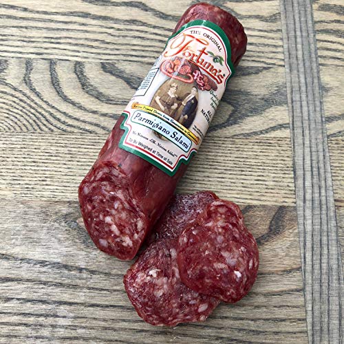 Fortunas Dry Cured Salami Made With Parmigiano Reggiano Cheese,