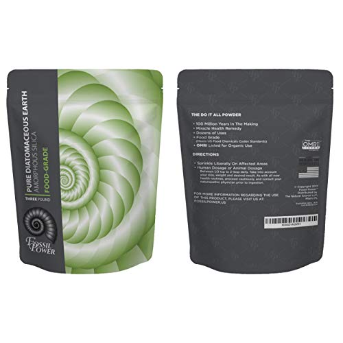 Food Grade Diatomaceous Earth Powder - 3 Lb For Human &Amp; Pet Use.