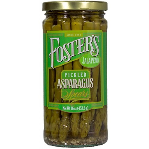 Fosters Pickled Asparagus Jalapeno 16oz 3 Pack
